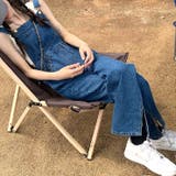 裾スリットデニムサロペット 春 夏 | SHEENA  | 詳細画像12 