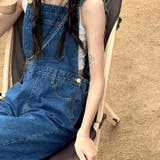 裾スリットデニムサロペット 春 夏 | SHEENA  | 詳細画像14 