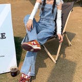 裾スリットデニムサロペット 春 夏 | SHEENA  | 詳細画像21 