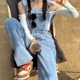 裾スリットデニムサロペット 春 夏 | SHEENA  | 詳細画像22 