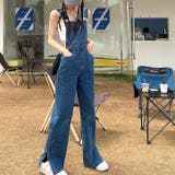 裾スリットデニムサロペット 春 夏 | SHEENA  | 詳細画像7 