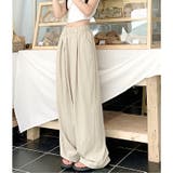 シワ加工リラックスワイドパンツ 春 夏 | SHEENA  | 詳細画像14 