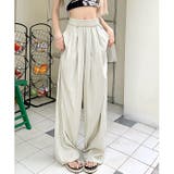 シワ加工リラックスワイドパンツ 春 夏 | SHEENA  | 詳細画像2 