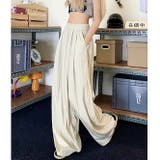 シワ加工リラックスワイドパンツ 春 夏 | SHEENA  | 詳細画像3 