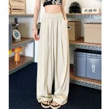 シワ加工リラックスワイドパンツ 春 夏 | SHEENA  | 詳細画像5 