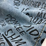 レタリングロゴプリントデニムパンツ 春 夏 | SHEENA | 詳細画像18