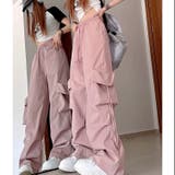 ピンク | ワイドカーゴパンツ 春 夏 | SHEENA