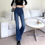 ストレッチデニムフレアパンツ 春 夏 | SHEENA  | 詳細画像13 