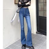 ストレッチデニムフレアパンツ 春 夏 | SHEENA  | 詳細画像2 