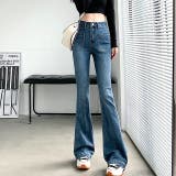 ストレッチデニムフレアパンツ 春 夏 | SHEENA  | 詳細画像21 