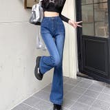 ストレッチデニムフレアパンツ 春 夏 | SHEENA  | 詳細画像3 