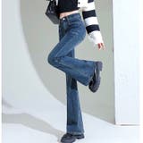 ストレッチデニムフレアパンツ 春 夏 | SHEENA  | 詳細画像32 