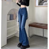 ストレッチデニムフレアパンツ 春 夏 | SHEENA  | 詳細画像7 