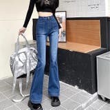 ストレッチデニムフレアパンツ 春 夏 | SHEENA  | 詳細画像9 