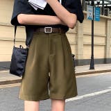 さらさら涼感生地タックショートパンツ 春 夏 | SHEENA | 詳細画像10