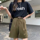 さらさら涼感生地タックショートパンツ 春 夏 | SHEENA | 詳細画像14
