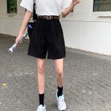 さらさら涼感生地タックショートパンツ 春 夏 | SHEENA | 詳細画像8