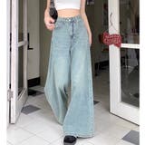 スーパーワイドデニムパンツ 春 夏 | SHEENA  | 詳細画像10 