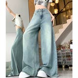 スーパーワイドデニムパンツ 春 夏 | SHEENA  | 詳細画像16 