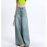 スーパーワイドデニムパンツ 春 夏 | SHEENA  | 詳細画像18 