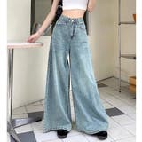 スーパーワイドデニムパンツ 春 夏 | SHEENA  | 詳細画像7 