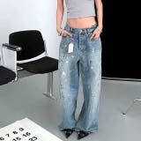 ペイント加工デニムワイドパンツ 春 夏 | SHEENA  | 詳細画像6 