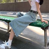 デニムルーズハーフパンツ バミューダパンツ 春 | SHEENA | 詳細画像15