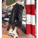 デニムルーズハーフパンツ バミューダパンツ 春 | SHEENA | 詳細画像24
