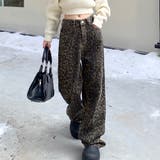 レオパード柄ワイドパンツ 春 夏 | SHEENA  | 詳細画像11 