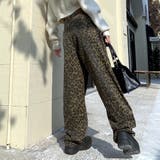 レオパード柄ワイドパンツ 春 夏 | SHEENA  | 詳細画像14 