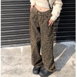 レオパード柄ワイドパンツ 春 夏 | SHEENA  | 詳細画像3 