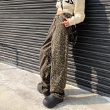 レオパード柄ワイドパンツ 春 夏 | SHEENA  | 詳細画像4 