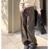 レオパード柄ワイドパンツ 春 夏 | SHEENA  | 詳細画像6 