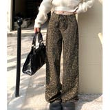 レオパード柄ワイドパンツ 春 夏 | SHEENA  | 詳細画像7 