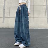 ヴィンテージデニムワイドイージーパンツ 春 夏 | SHEENA  | 詳細画像18 