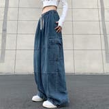 ヴィンテージデニムワイドイージーパンツ 春 夏 | SHEENA  | 詳細画像19 