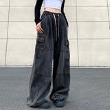 ヴィンテージデニムワイドイージーパンツ 春 夏 | SHEENA  | 詳細画像25 