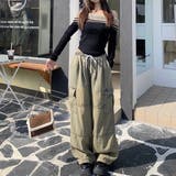 ヴィンテージデニムワイドイージーパンツ 春 夏 | SHEENA  | 詳細画像4 