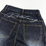 バック刺しゅうロゴルーズワイドデニムパンツ 春 夏 | SHEENA  | 詳細画像25 