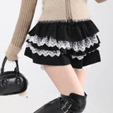 レース×スウェットティアードフリルミニスカパン 春 夏 | SHEENA | 詳細画像30