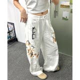ダメージレースルーズワイドパンツ 春 夏 | SHEENA | 詳細画像10