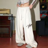 刺しゅうロゴスウェットワイドパンツ | SHEENA  | 詳細画像16 