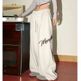 刺しゅうロゴスウェットワイドパンツ | SHEENA  | 詳細画像17 