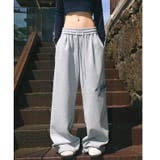 刺しゅうロゴスウェットワイドパンツ | SHEENA  | 詳細画像2 