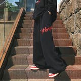 刺しゅうロゴスウェットワイドパンツ | SHEENA  | 詳細画像22 