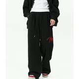 刺しゅうロゴスウェットワイドパンツ | SHEENA  | 詳細画像24 