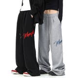 刺しゅうロゴスウェットワイドパンツ | SHEENA  | 詳細画像27 