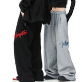 刺しゅうロゴスウェットワイドパンツ | SHEENA  | 詳細画像28 