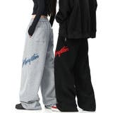 刺しゅうロゴスウェットワイドパンツ | SHEENA  | 詳細画像30 