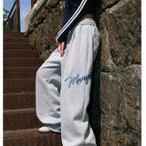 刺しゅうロゴスウェットワイドパンツ | SHEENA  | 詳細画像4 